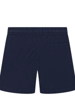 Elastic Waist Shorts with Pockets