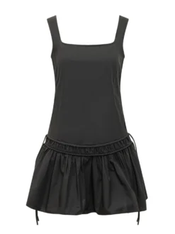 Enna Sleeveless Dress with Gathered Skirt