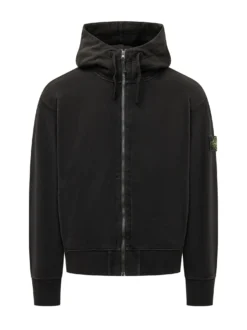 Felpa con Cappuccio e Zip
