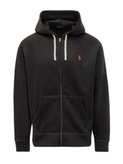 Felpa Con Cappuccio E Zip