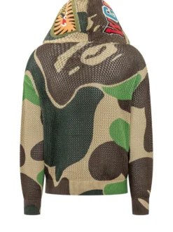 Felpa con Cappuccio Zip ABC Camo
