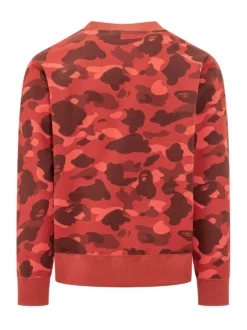 Felpa con Stampa Grafica e Motivo Camouflage