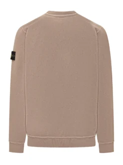Felpa Girocollo con Patch Manica