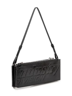 Flag D Shoulder Bag with Embossed Logo