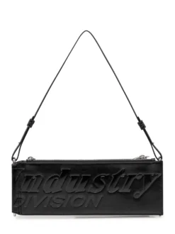Flag D Shoulder Bag with Embossed Logo