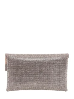 Flap Clutch with Rhinestones