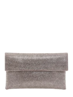 Flap Clutch with Rhinestones