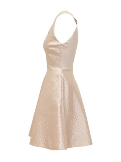 Flared Dress with Front Zip