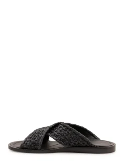 Flat Sandals with Woven Straps