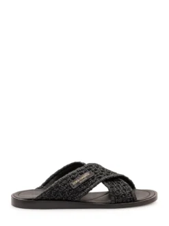 Flat Sandals with Woven Straps