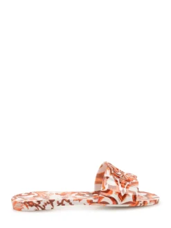 Flat Slide with Ornamental Print