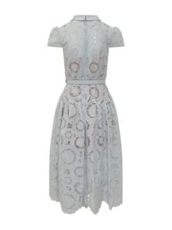 Floral Lace Midi Dress