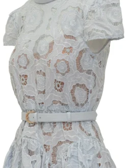 Floral Lace Midi Dress