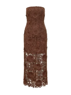 Floral Lace Midi Dress