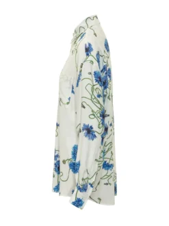 Floral Shirt with Chest Pocket