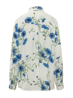 Floral Shirt with Chest Pocket