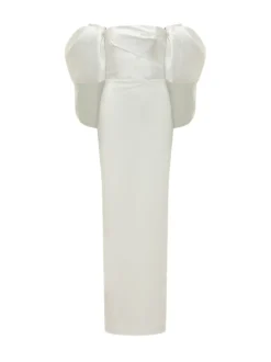 Flori Maxi Dress with Balloon Sleeves