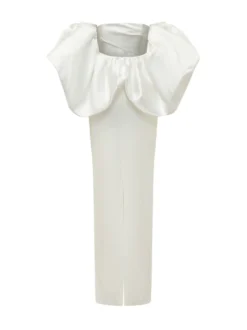Flori Maxi Dress with Balloon Sleeves