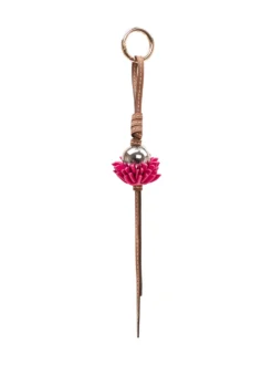 Flower Charm with Ring and Strap