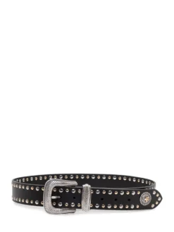 Floyd Studded Belt with Engraved Buckle