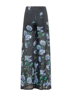Frangipane Floral Print Trousers