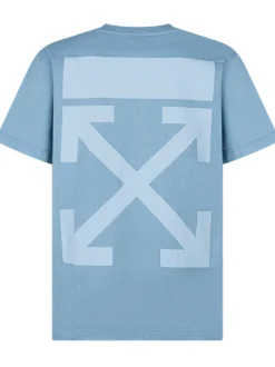 Garment-Dyed T-Shirt with OFF Logo
