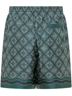 Geometric Motif Shorts