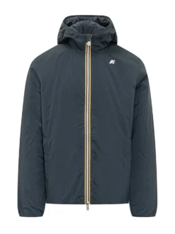 Giacca con Cappuccio e Zip Frontale