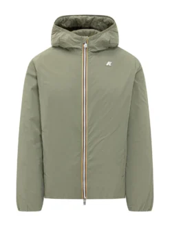 Giacca con Cappuccio e Zip Frontale