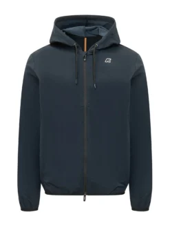Giacca con cappuccio e zip frontale