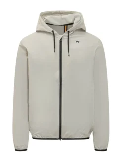 Giacca con cappuccio e zip frontale