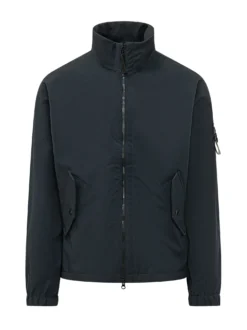 Giacca con Collo Alto e Chiusura con Zip