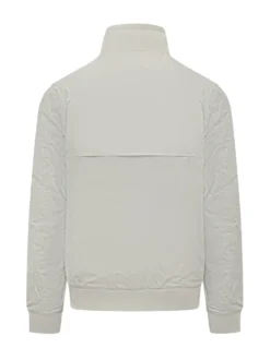 Giacca con collo alto e zip frontale