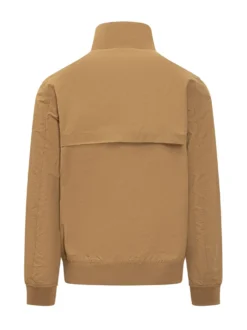 Giacca con collo alto e zip frontale