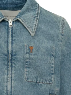 Giacca con Zip Ami Zipped Jacket