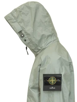 Giacca Corta con Cappuccio e Zip