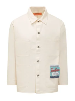 Giacca Coverall in Cotone Bio Wash