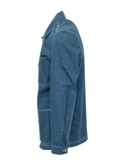 Giacca Denim con Tasche Multiple