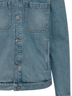 Giacca in Denim con Tasche