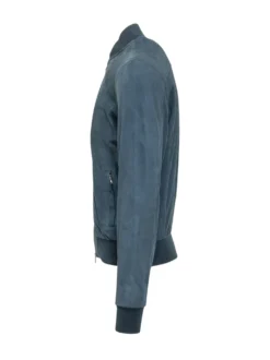 Giacca in Suede con Zip