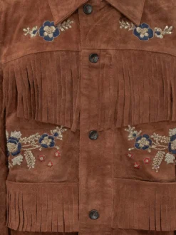 Giacca Western con Frange e Ricami