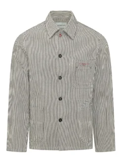 Giacca Workwear a Righe
