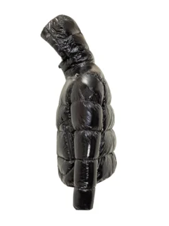 Glossy Hooded Puffer Jacket