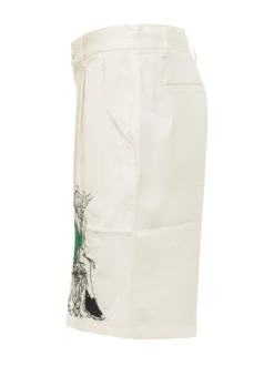 Graphic Print Bermuda Shorts