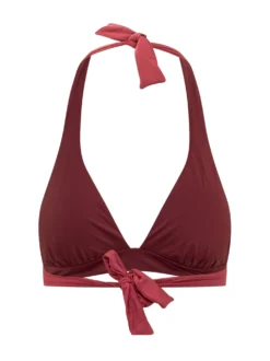 Halter Bikini Top with Knot