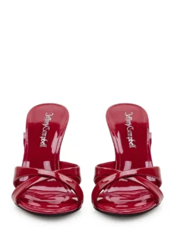 Heeled Sandals with Crossed Bands