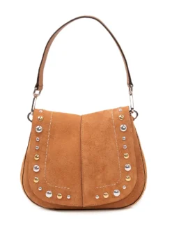 Helena Round Bag with Studs