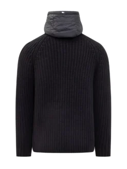 Herno Cardigan in Maglia con Cappuccio