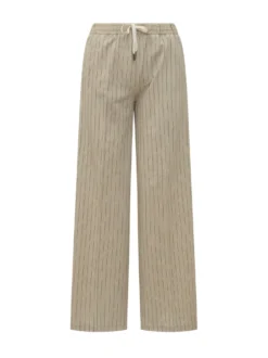 High Waisted Pinstriped Trousers