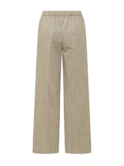 High Waisted Pinstriped Trousers